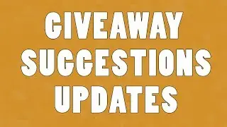 Updates, Suggestions & MurkAPI Giveaway!