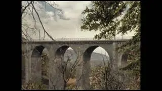Wanderung zum Viadukt nach Illmhausen im April 1987