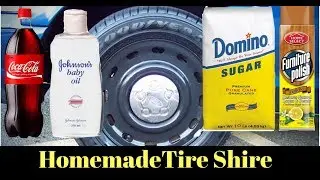 NEVER BUY TIRE SHINE AGAIN!  Cheap DIY Homemade $1 Tire Shine for $1