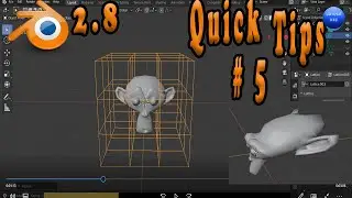 Blender 2.8 lattice modifier beginners Tutorial 2020 || Quick tip # 5