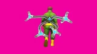 Dr Octopus Classic walk animated back chroma