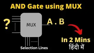 AND gate with Multiplexer || Digital Logic in Hindi