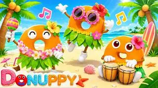 The Donuts LOVE Summer?! ☀️🍩 | 10 Donuts Kids Song | Donuppy