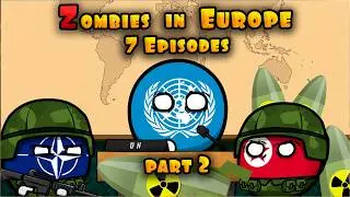 Zombies in Europe 7 part 2. voting at the UN. Countryballs