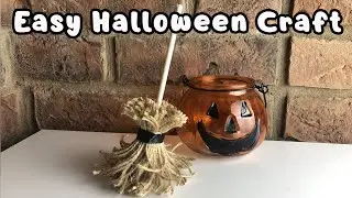 How To Make Mini Witches Broom - Halloween Decor