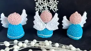 Îngeraș albastru crosetat amigurumi #mmihacrochet #amigurumi #crochet