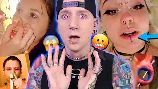 Nose Piercing RIPPED OUT From Waxing!? | Piercings Gone Wrong 76 | Roly