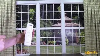 Florida Automated Shade: Somfy Glydea powered curtains setting and adjusting the my position