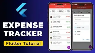 Build Flutter Expense Tracker App like a pro 🔥