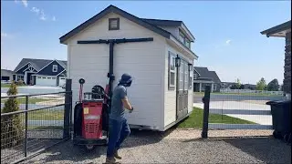 Delivering A Fancy Shed With The Shed Mule