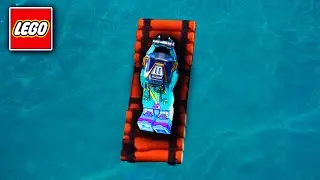 Surviving Lost At Sea | RAFT Survival - Lego Fortnite!