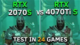 RTX 2070 SUPER 8GB vs RTX 4070 Ti SUPER 16GB | Test In 24 Games at 1440p | 2024