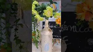 Será que a Bianca explicou tudo correctamente? #diy #garrafa #handmade #artesanato