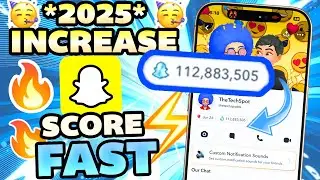 *NEW* 2025! INCREASE Snapchat Score FAST *NEW TRICKS* - Snapscore Increase HACK (1+ MILLION SCORE)