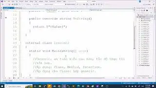 C#-SE1636: Session 7. Nullable, Class Generic, Method Generic, Interface Generic