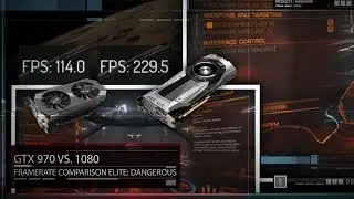 Elite Dangerous nVidia GTX 970 vs GTX 1080 framerate comparison