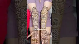 Viral Bridal Mehndi Design✨🥰 #bridalmehndi #dulhanmehndi #rajmehandidesigner #shorts #short #1k
