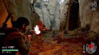 DAYS GONE - Don't disturb Zombie Horde Sleeping in their Cave (PS4 PRO Gameplay)