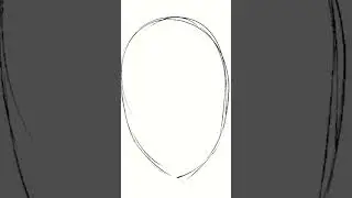 How to draw the face (front view) #shorts #art