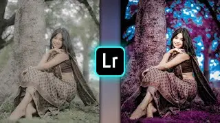 Lightroom Pink And Blue Photo Editing | Lr Free Preset Download | Lr Photo Editing