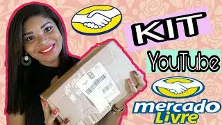 KIT YOUTUBER MERCADO LIVRE/ Unboxing | Brunna Souza