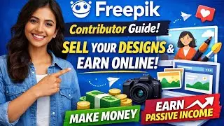 Freepik Contributor Guide | Sell Your Designs & Earn Online 