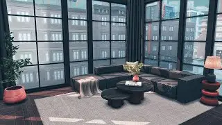 Dark Apartment The Sims 4 🤎| 17 Culpepper Renovation Speed Build