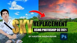 Sky Replacement in few seconds using photoshop CC 2021