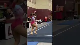 crazy floor routine #gym #respect #gymnast