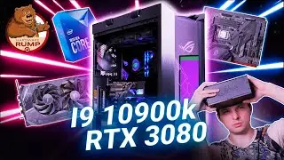 Живая сборка ПК 300К Intel I9 10900K / RTX 3080 /Asus ROG STRIX HELIOS