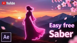 Beginner After Effects Tutorial: Saber Neon Effect on Masked Subject