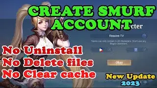 GUMAWA NG SECOND ACCOUNT  SA MOBILE LEGENDS 2023 | MOBILE LEGENDS CREATING SECOND OR SMURF ACCOUNT