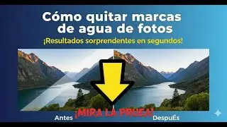 🤯 Cómo quitar marcas de agua de fotos + alternativa legal GRATIS