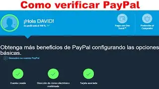 Verificar PayPal con tarjeta de débito o crédito