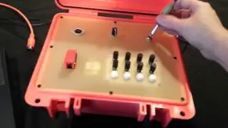 Synthino XM in waterproof Seahorse case