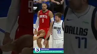 Luca Doncic Provokes Dillon Brooks, Sparks Tension! #shortfeed