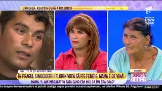 Mama lui Florin, bărbatul care vrea să devină femeie: ”L-am îmbrăcat în fată când era mic