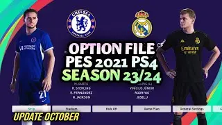 PES 2021 - REVIEW NEXT OPTION FILE PES 2021 SEASON UPDATE 23-24 | PS4