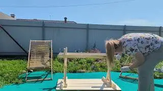 декорирование уличной мебели маслом Holzer