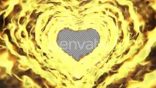 Heart Shape Fire Tunnel - 2 Pack