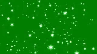 green screen shainig stars effect