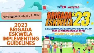 Brigada Eskwela Implementing Guidelines DepEd Order No. 21 s. 2023