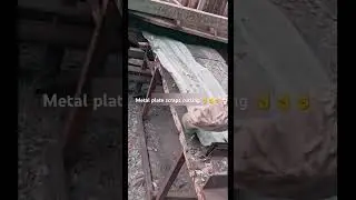 Metal plate scraps cutting for recycling