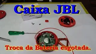 Troca da bateria da caixa JBL modelo Clip 2