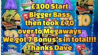 💥 💥 I got 7 Bonuses in total on Bigger Bass & Megaways 💥💥 