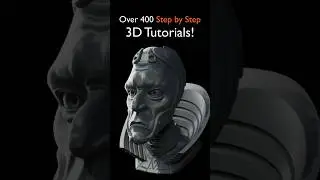 Sculpting Sci-Fi Head zBrush Beginner Tutorial 