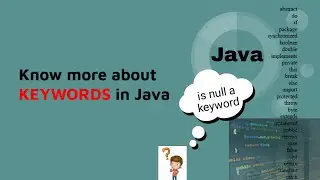 list of all keywords in java