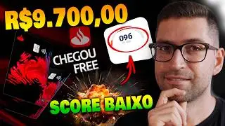 Novo cartão Santander FREE P/ Score Baixo com Bom Limite (VEJA COMO PEDIR)