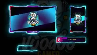 Voodoo gamer gaming logo animation.- After effects- motion g.