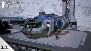 Beginning Capital Ship Construction + A New Ship! | Space Engineers Never Surrender Scenario | EP 11
